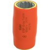 Gray Tools 16mm X 1/2" Drive, 12 Point Standard Length, 1000V Insulated M1216-I